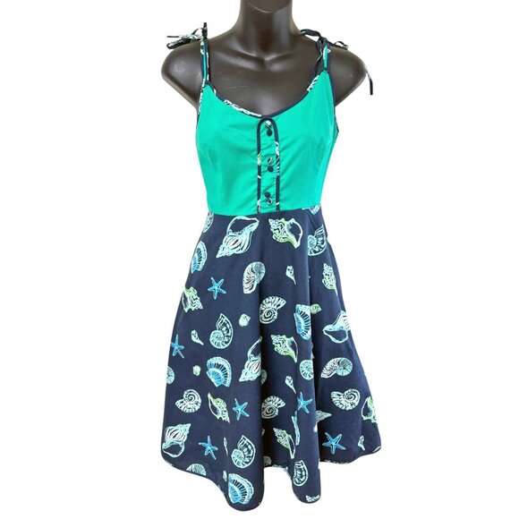 MODCLOTH Waving at the Waterfront Seashell Cotton Sundress - Picture 8 of 10